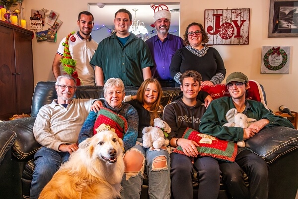 Raley family image Christmas